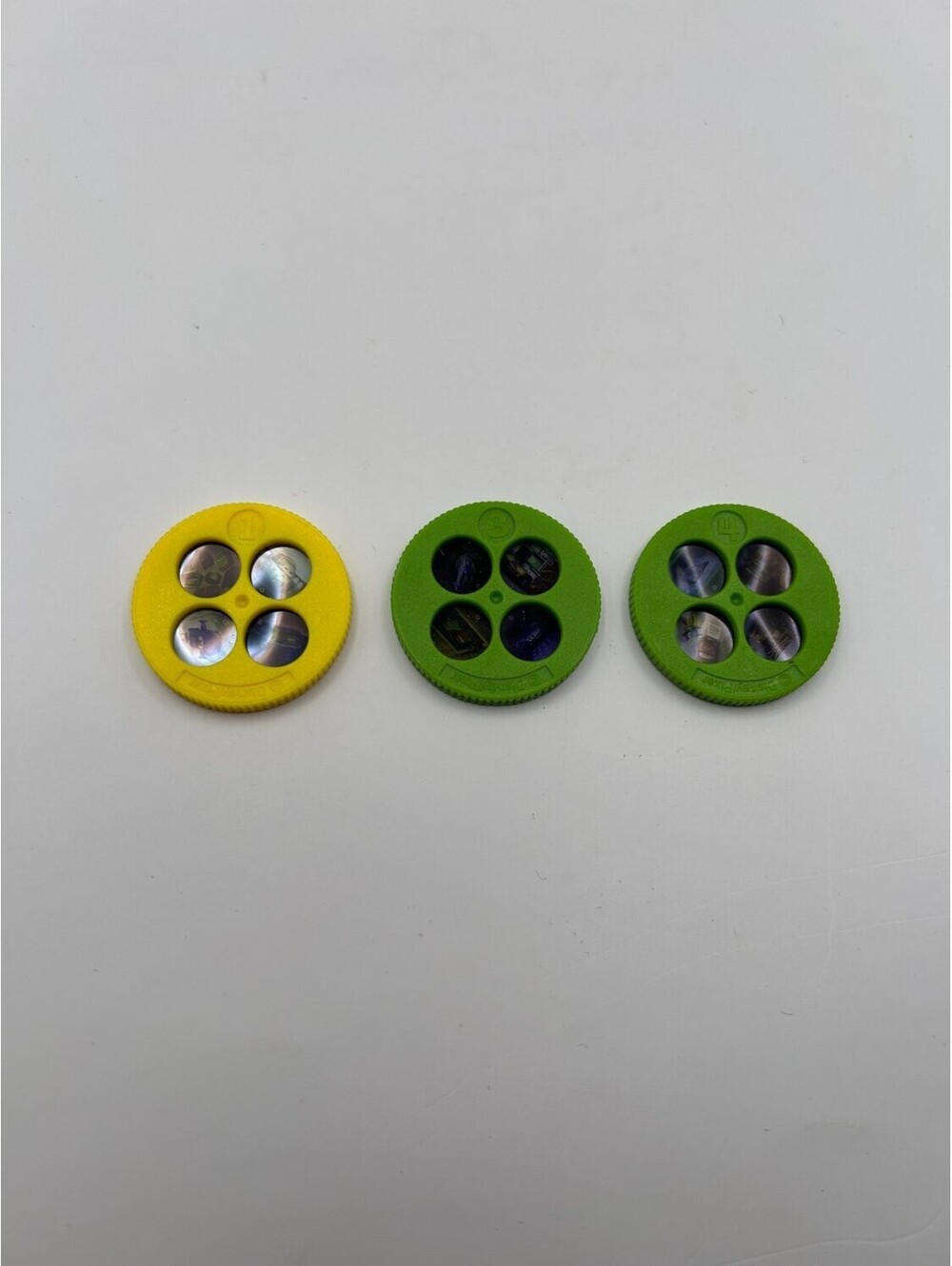 Disney Pixar Cars 2 Movie Theater Storybook Projector Discs Toy Reel Yellow 3